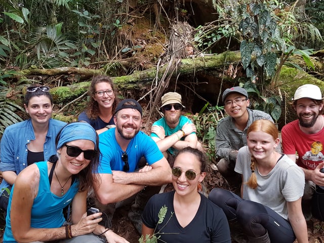 Travel group in Cuyabeno