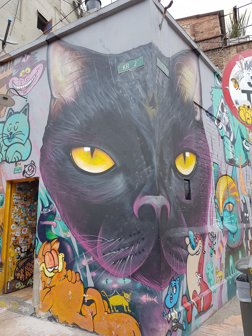 Bogota Cat Graffiti